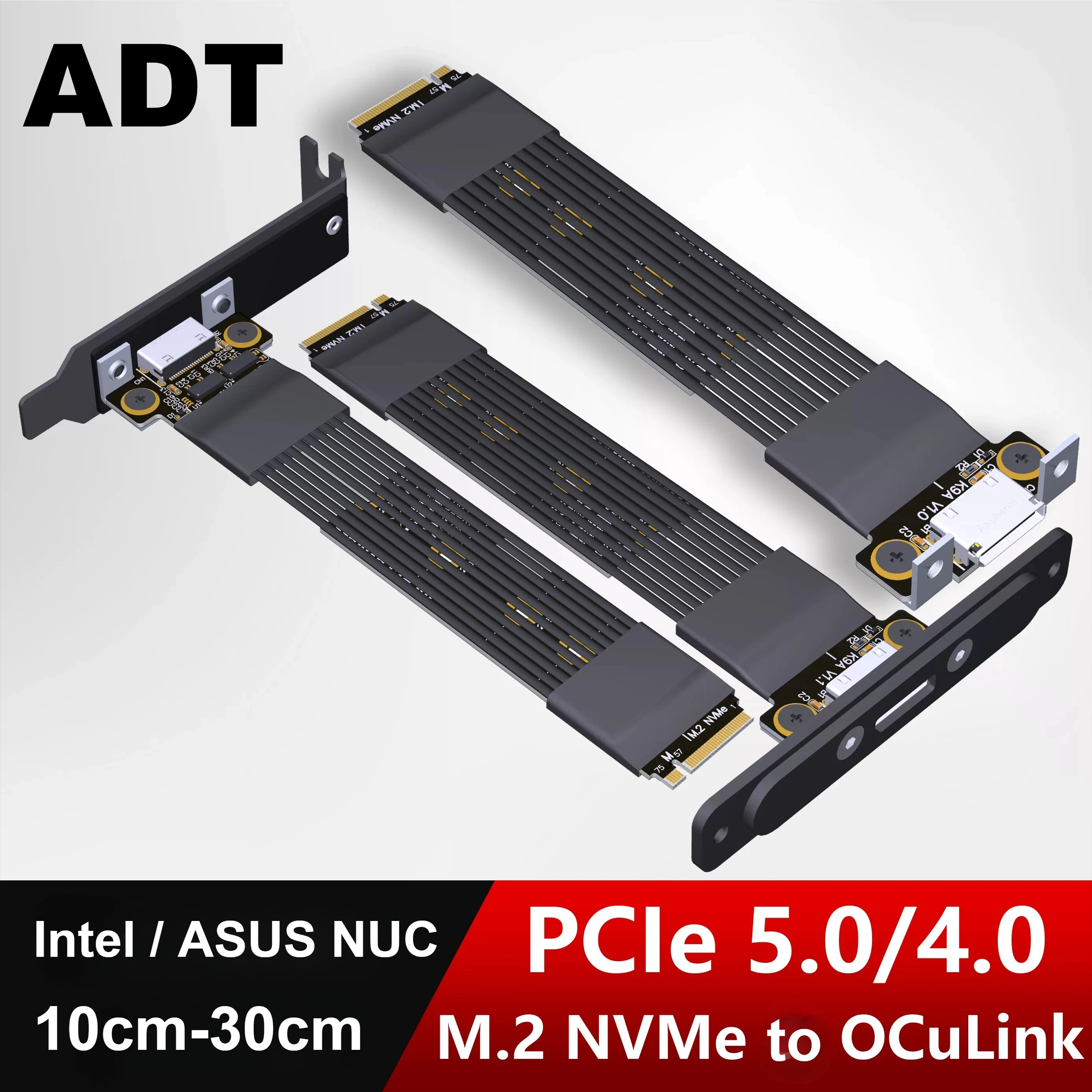 K49SQ-BK14 EGPU OCuLink GPU Ch - Pcie 5.0 Gpu Riser Cable ulasan dan harga