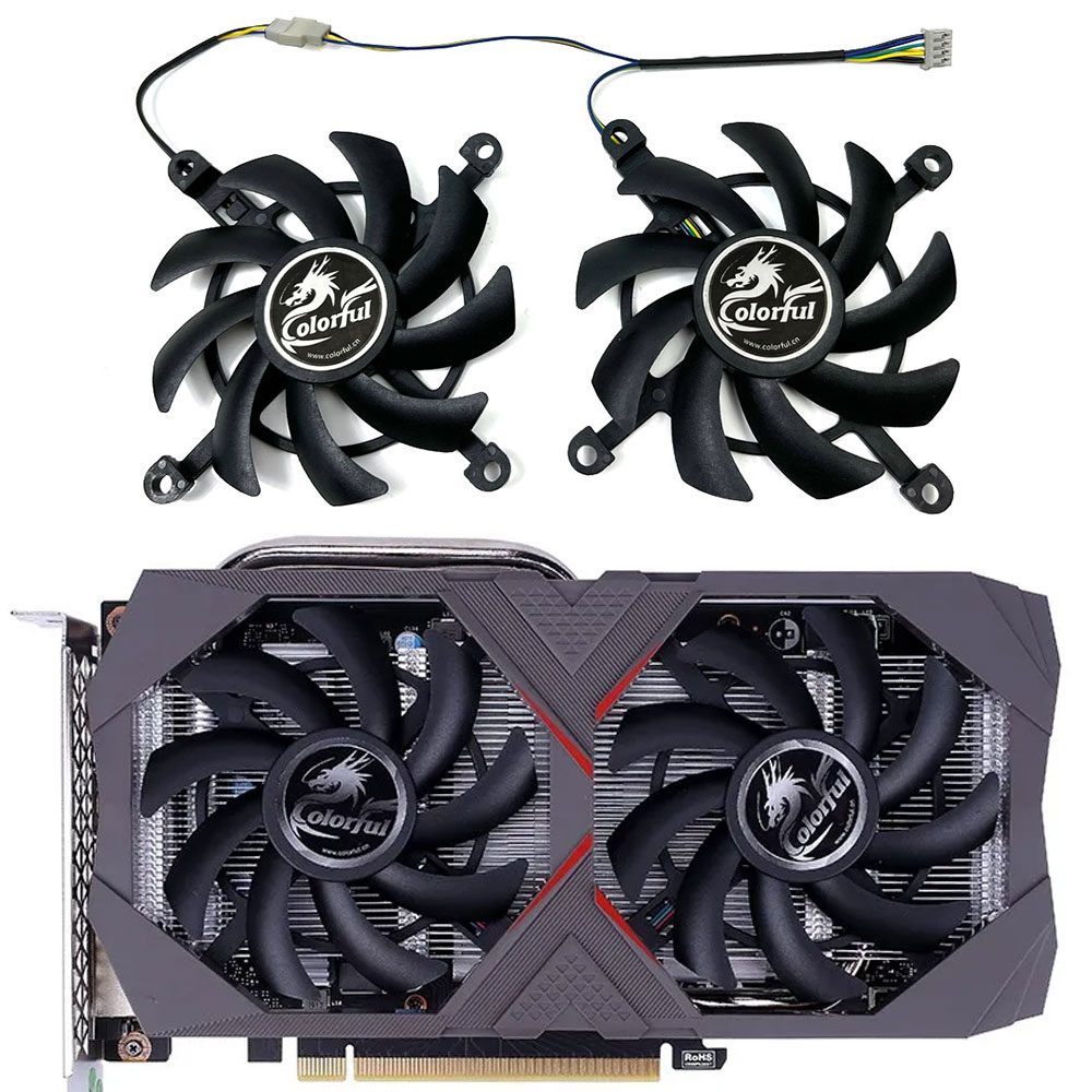 NEW 1SET 85MM 4PIN GPU Fan，For - Rtx 4080 Super 16Gb ulasan dan harga