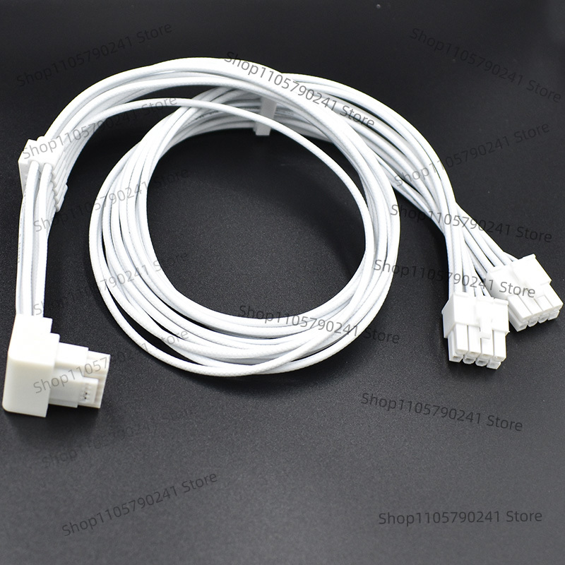White 16AWG Braided Pattern Ca - Dual 8Pin To 16Pin 12Vhpwr Cable ulasan dan harga